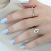  The Solitaire Crown Kamellie Oval Moissanite Ring 14k Yellow Gold 004 Final