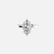  The Solitaire Eleanor Marquise Lab Diamond Ring 18k White Gold 001