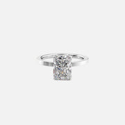  The Solitaire Eleanor Radiant Lab Diamond Ring 18k White Gold 001