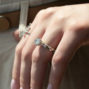  The Solitaire Eleanor Round Moissanite Ring 14k White Gold 004 Final