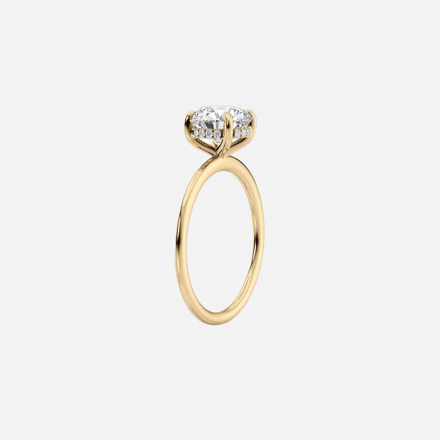 The Solitaire Harmony Cushion Moissanite Ring - KNT - Engagement Rings, Wedding Bands & Fine Jewelry