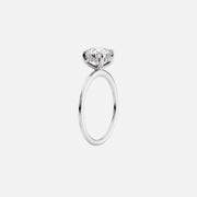 The Solitaire Harmony Cushion Moissanite Ring - KNT - Engagement Rings, Wedding Bands & Fine Jewelry