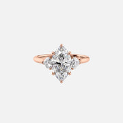  The Solitaire Hearts Liv Marquise Moissanite Ring 18k Rose Gold 001