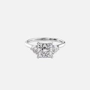  The Solitaire Hearts Liv Princess Moissanite Ring 14k White Gold 001