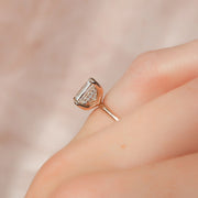  The Solitaire Kamellie Princess Lab Diamond Ring 18k Rose Gold 004 Final