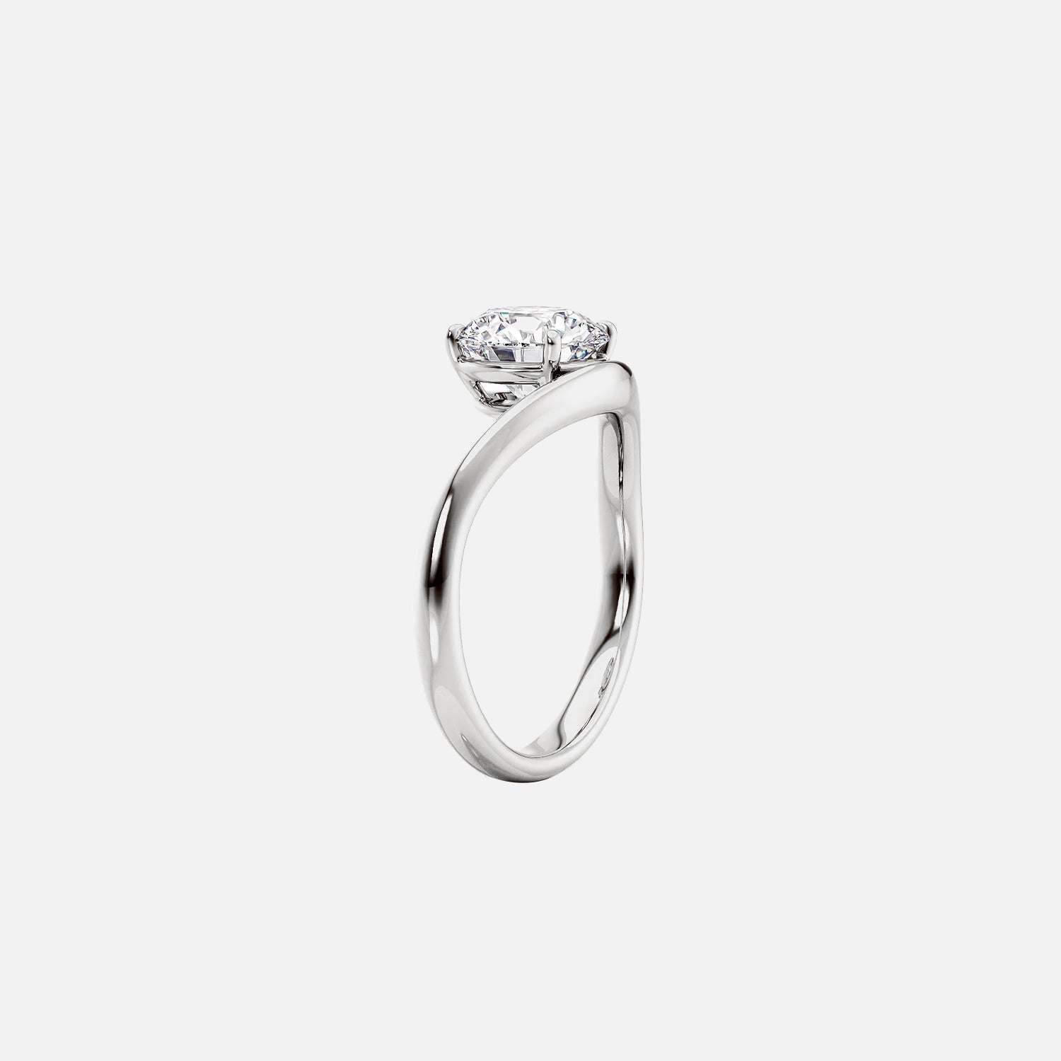 The Solitaire Karen Emerald Moissanite Ring - KNT - Engagement Rings, Wedding Bands & Fine Jewelry