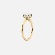  The Solitaire Lexie Cushion Lab Diamond Ring 14k Yellow Gold 002