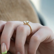  The Solitaire Lexie Cushion Moissanite Ring 18k Yellow Gold 005 Final