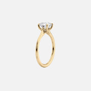  The Solitaire Lexie Emerald Lab Diamond Ring 14k Yellow Gold 002