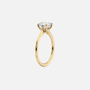  The Solitaire Lexie Oval Lab Diamond Ring 18k Yellow Gold 002
