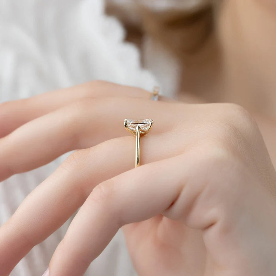  The Solitaire Lexie Radiant Lab Diamond Ring 14k Yellow Gold 005 Final