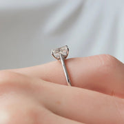  The Solitaire Lexie Radiant Lab Diamond Ring 18k White Gold 004 Final