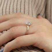  The Solitaire Lexie Round Moissanite Ring 18k Rose Gold 004 Final