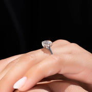  The Solitaire Lexie Round Moissanite Ring 18k White Gold 005 Final