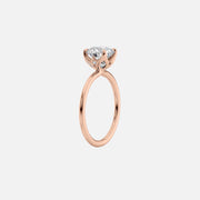  The Solitaire Lisa Marquise Lab Diamond Ring 14k Rose Gold 002