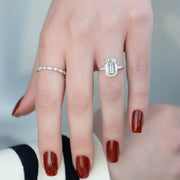  The Solitaire Liv Emerald Moissanite Ring 14k White Gold 003 Final
