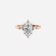  The Solitaire Liv Marquise Lab Diamond Ring 14k Rose Gold 001