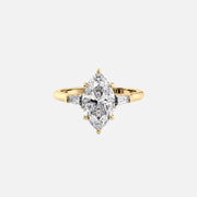  The Solitaire Liv Marquise Lab Diamond Ring 18k Yellow Gold 001
