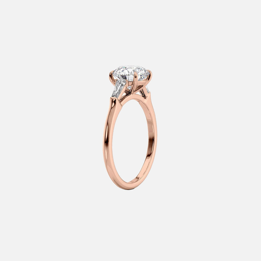  The Solitaire Liv Round Lab Diamond Ring 18k Rose Gold 002