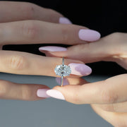  The Solitaire Low Profile Kamellie Oval Lab Diamond Ring 14k White Gold 006 Final