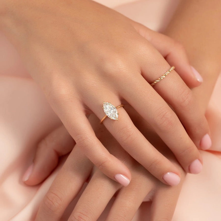  The Solitaire Maia Marquise Lab Diamond Ring 18k Yellow Gold 004 Final