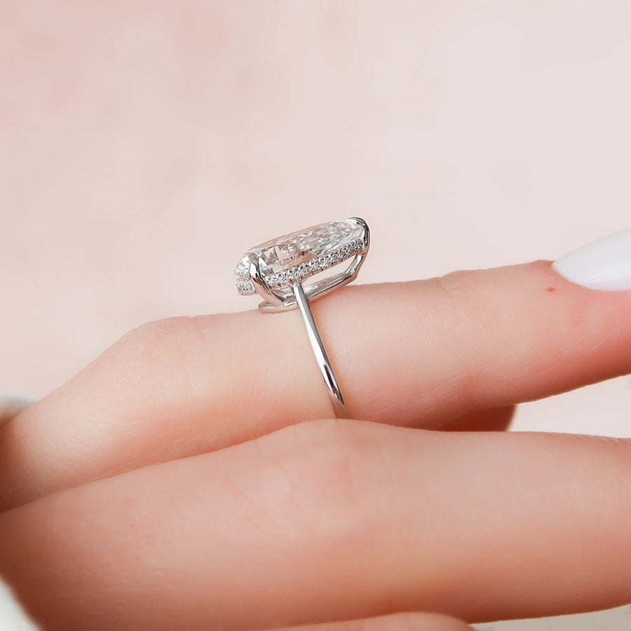  The Solitaire Maia Pear Moissanite Ring 14k White Gold 004 Final