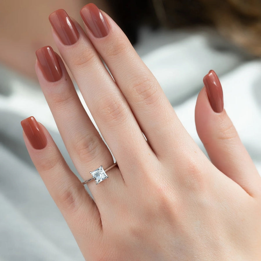  The Solitaire Maia Princess Lab Diamond Ring 14k White Gold 004 Final