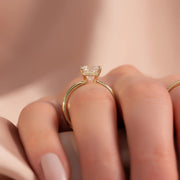  The Solitaire Margot Princess Lab Diamond Ring 14k Yellow Gold 004 Final
