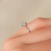  The Solitaire Nelly Oval Lab Diamond Ring 18k White Gold 003