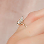  The Solitaire Nelly Pear Lab Diamond Ring 14k Yellow Gold 004 Final