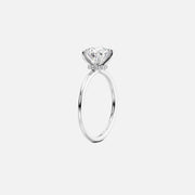  The Solitaire Nelly Princess Lab Diamond Ring 18k White Gold 002