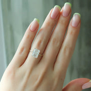  The Solitaire Nelly Radiant Lab Diamond Ring 14k Yellow Gold 003