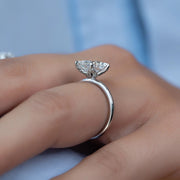  The Solitaire Petal Kamellie Oval Lab Diamond Ring 18k White Gold 004 Final
