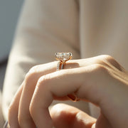 The Solitaire Sarah Radiant Lab Diamond Ring 18k Rose Gold 004 Final