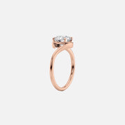 The Solitaire Skyler Marquise Moissanite Ring 18k Rose Gold 002