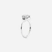  The Solitaire Skyler Marquise Moissanite Ring 18k White Gold 002