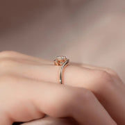  The Solitaire Skyler Round Moissanite Ring 18k Rose Gold 004 Final