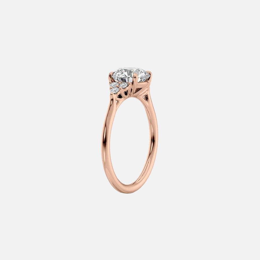 The Summer Cushion Side Stone Moissanite Ring - KNT - Engagement Rings, Wedding Bands & Fine Jewelry