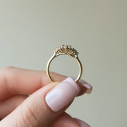 The Summer Marquise Side Stone Moissanite Ring - KNT - Engagement Rings, Wedding Bands & Fine Jewelry