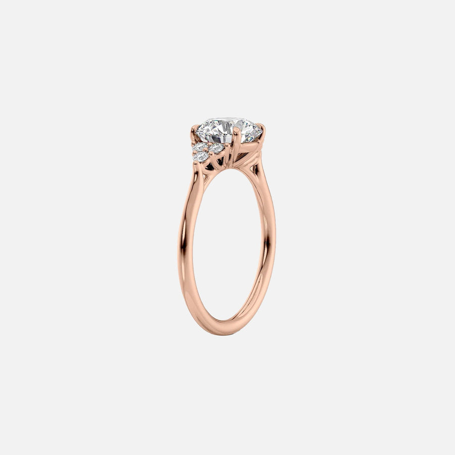 The Summer Oval Side Stone Moissanite Ring - KNT - Engagement Rings, Wedding Bands & Fine Jewelry