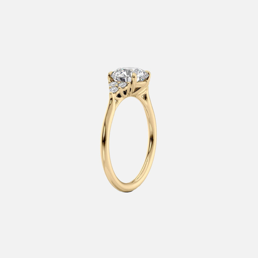 The Summer Oval Side Stone Moissanite Ring - KNT - Engagement Rings, Wedding Bands & Fine Jewelry