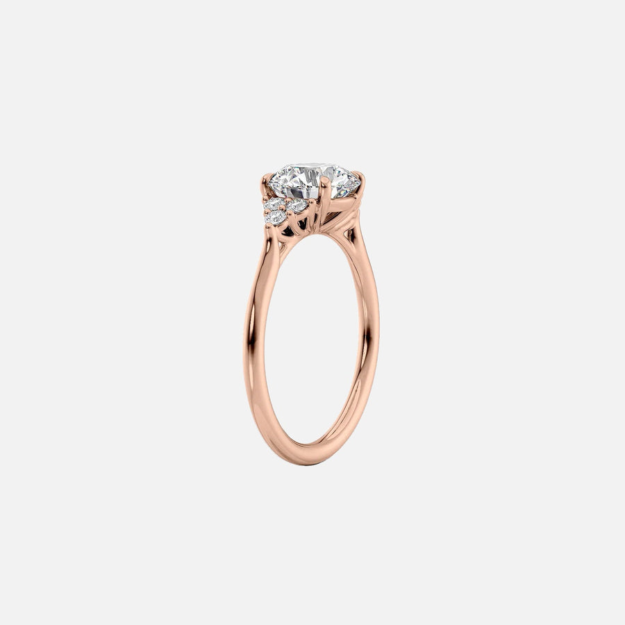 The Summer Pear Side Stone Moissanite Ring - KNT - Engagement Rings, Wedding Bands & Fine Jewelry
