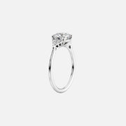 The Summer Pear Side Stone Moissanite Ring - KNT - Engagement Rings, Wedding Bands & Fine Jewelry