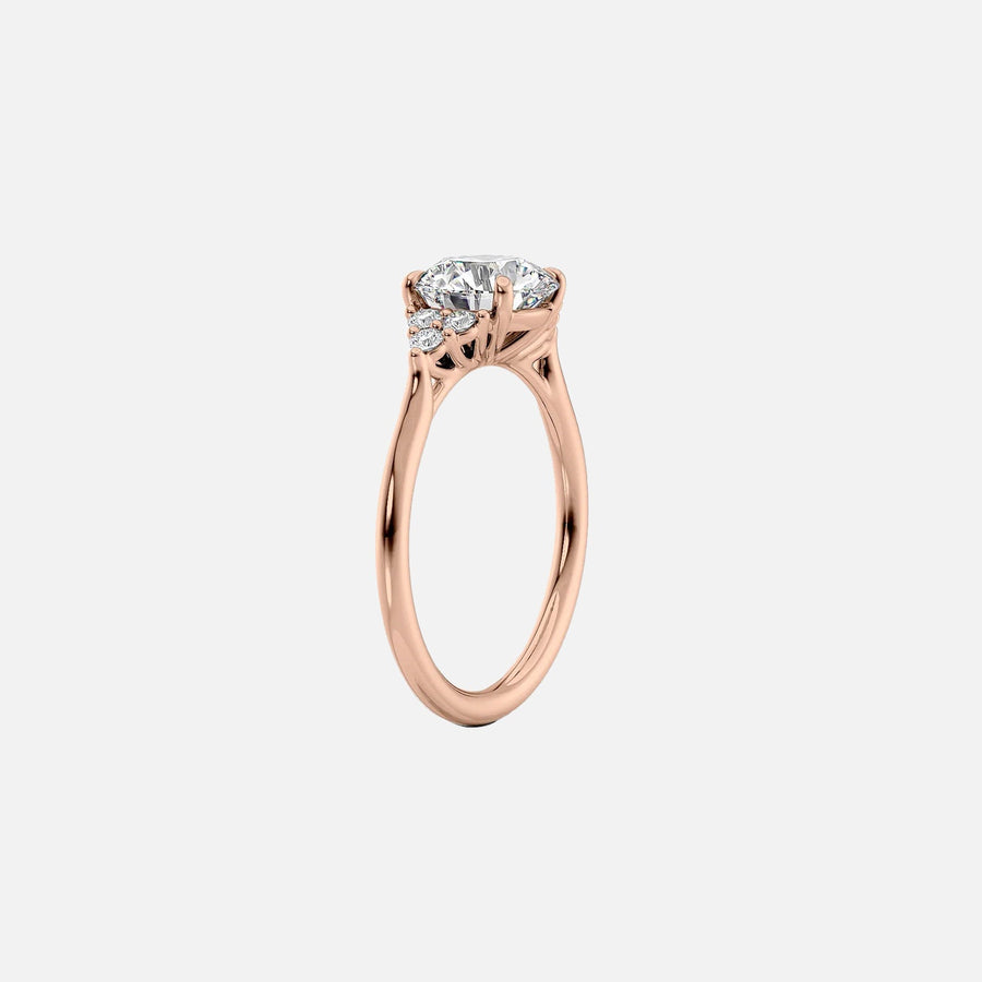 The Summer Radiant Side Stone Moissanite Ring - KNT - Engagement Rings, Wedding Bands & Fine Jewelry