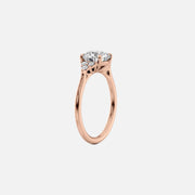 The Summer Radiant Side Stone Moissanite Ring - KNT - Engagement Rings, Wedding Bands & Fine Jewelry