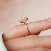 The Sunny Emerald Pave Moissanite Ring - KNT - Engagement Rings, Wedding Bands & Fine Jewelry
