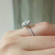 The Sunny Oval Pave Moissanite Ring - KNT - Engagement Rings, Wedding Bands & Fine Jewelry