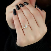 The Sunny Pear Pave Moissanite Ring - KNT - Engagement Rings, Wedding Bands & Fine Jewelry