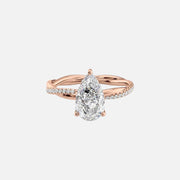 The Sunny Pear Pave Moissanite Ring - KNT - Engagement Rings, Wedding Bands & Fine Jewelry