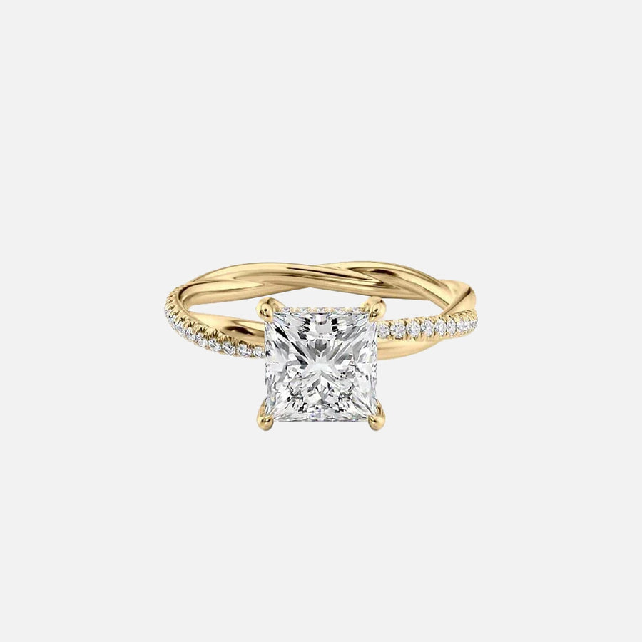 The Sunny Princess Pave Moissanite Ring - KNT - Engagement Rings, Wedding Bands & Fine Jewelry